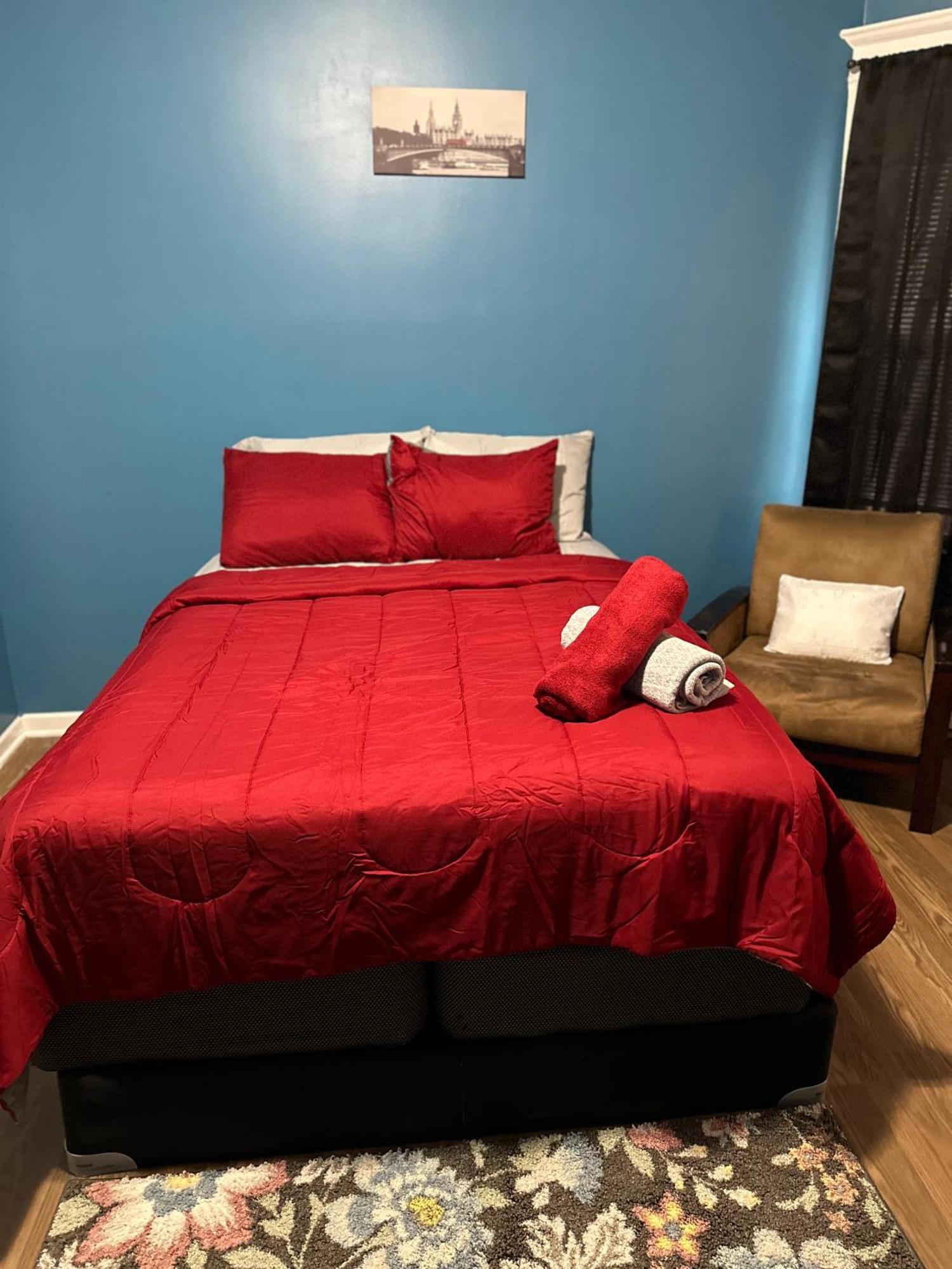 Fidelia Garnet Room, Queen Bed Minutes From Newark Liberty International Airport And Newark Penn Station Kültér fotó